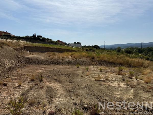 CARCASSONNE - Terrain constructible viabilisé de 521 m² dans le lotissement Les Balcons de Rivoire