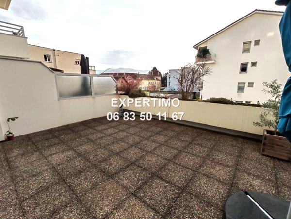 Voiron (38500) APPARTEMENT T3 RENOVE + GRANDE TERRASSE+GARAGE+PROCHE GARE