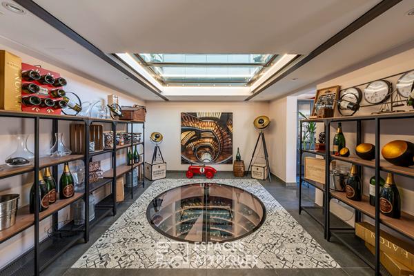 La maison contemporaine avec véranda et cave