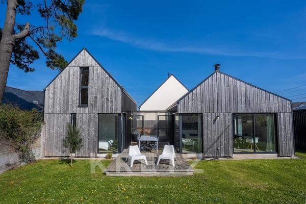 Maison ossature bois à pied des plages