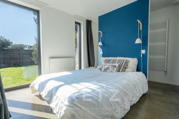 Maison ossature bois à pied des plages