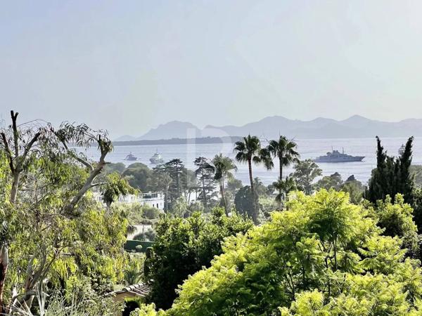 Versant Ouest du Cap d'Antibes - 4 pièces belle vue mer