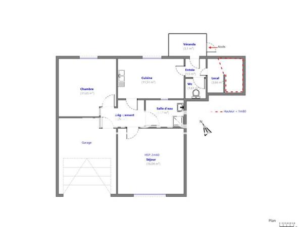 Location Appartement 2 pièces 56.8 m² - CLOS DES MAILLETS Fay Aux Loges 45450