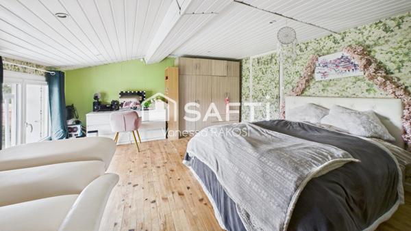 Maison 160 m² , 3 chambres garage et jardin