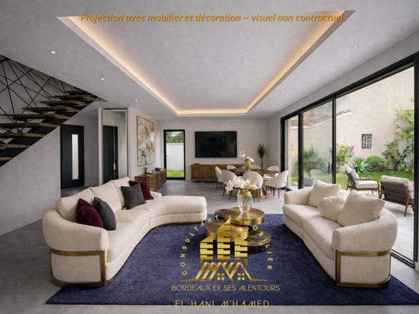 Maison d’architecte contemporaine 2025 avec piscine et garage – Villenave-d’Ornon