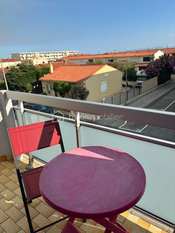 À seulement 250 mètres de la plage, découvrez cet appartement d'environ 33 m², situé au 2ᵉ étage d'une résidence. Un bien idéal pour profiter du littoral en toute simplicité, que ce soit comme pied-à-terre, résidence principale ou investissement locatif.

Dès l'entrée, un couloir dessert l'ensemble des pièces de l'appartement. Le séjour, lumineux, offre un espace de vie agréable et s'ouvre sur l'un des deux balcons, permettant de profiter pleinement des beaux jours. Il est agrémenté d'un coin cuisine, fonctionnel et bien intégré à l'espace de vie.

L'espace nuit comprend une chambre équipée d'un placard intégré et bénéficiant d'un accès direct au second balcon. La salle d'eau est aménagée avec une douche, un lavabo simple vasque et un bidet, tandis que les WC sont séparés pour davantage de confort au quotidien.

Les extérieurs constituent un véritable atout avec deux balcons, dont l'un est équipé d'un store banne manuel, idéal pour profiter d'un espace ombragé durant la saison estivale. Une place de parking privative complète ce bien, un avantage particulièrement apprécié à proximité immédiate de la plage.
L'appartement est équipé de volets manuels et d'un chauffage assuré par des radiateurs électriques. Les charges de copropriété s'élèvent à environ 350 € par an, un budget maîtrisé pour ce type de résidence.

Situé à quelques minutes à pied de la plage, cet appartement bénéficie d'un emplacement recherché à Port-La Nouvelle, offrant un accès rapide au littoral et à un cadre de vie agréable tout au long de l'année.

Vous souhaitez en savoir plus ou organiser une visite ? Contactez moi dès aujourd'hui, je serai ravie de vous accompagner dans la découverte de ce bien.