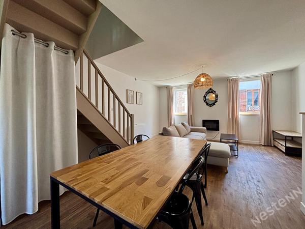 AGEN - Magnifique duplex de type 3 bis entièrement meublé
