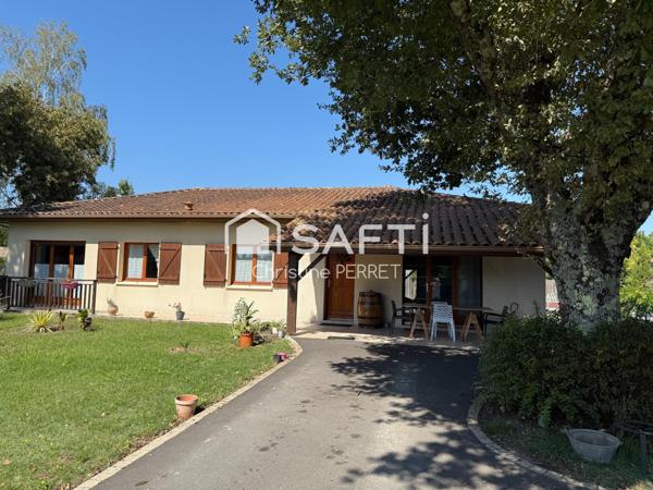 Maison de plain pied avec terrain piscinable
