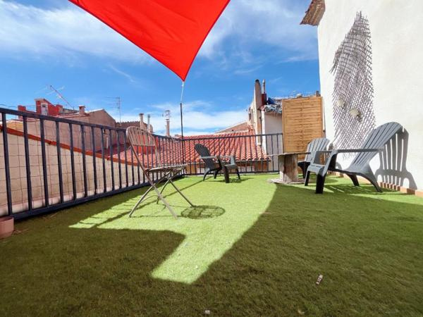 Magnifique appartement duplex de type T2 de 54 m² au 3 et 4 eme étage et dernier sans ascenseur avec terrasse