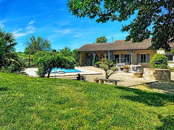 Maison en pierre rénovée – Cadre exceptionnel sans vis-à-vis – Clairac