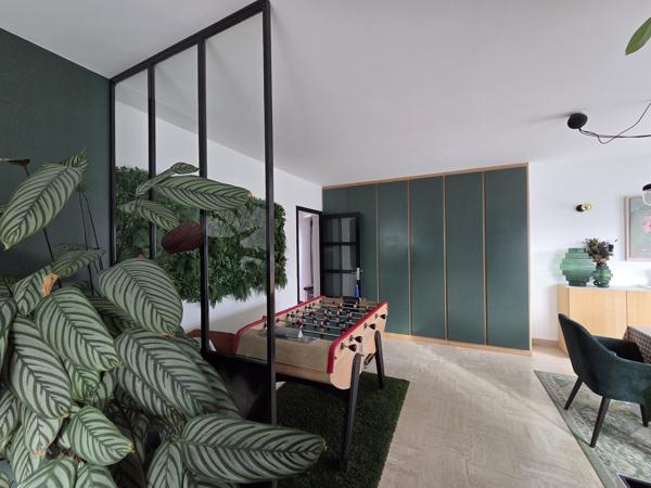 NANTES, EXCEPTIONNEL T4 ROOFTOP avec TERRASSE DE 90 M² et CHEMINEE, GARAGE DOUBLE et CAVE