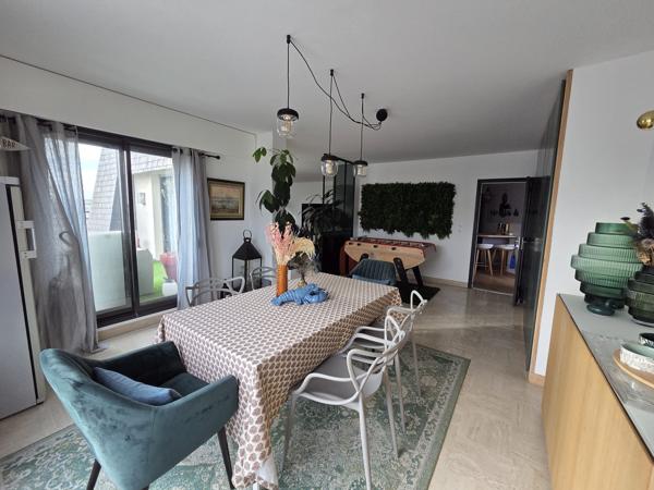 NANTES, EXCEPTIONNEL T4 ROOFTOP avec TERRASSE DE 90 M² et CHEMINEE, GARAGE DOUBLE et CAVE