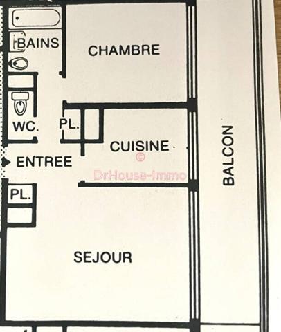 Appartement à vendre 2 pièces de 47 m²