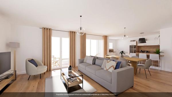 Haute Savoie (74), à vendre SAMOENS - Domaine skiable Grand-Massif - Appartement T4 95,42 m²