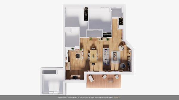 Haute Savoie (74), à vendre SAMOENS - Domaine skiable Grand-Massif - Appartement T4 95,42 m²