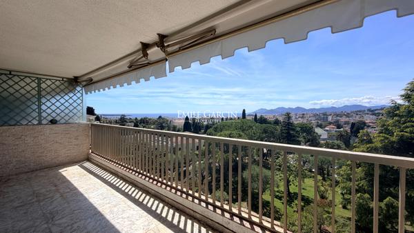 A vendre, Côte d'Azur, Cannes Oxford, Appartement, vue panoramique mer et collines