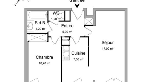 Location Appartement 2 pièces 44.6 m² - Avignon 84000