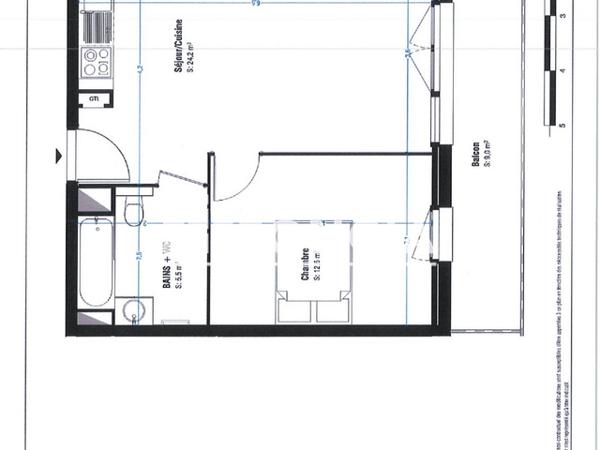 Location Appartement 2 pièces 42.3 m² - 62 RUE DE LONDRES A24 Lens 62300