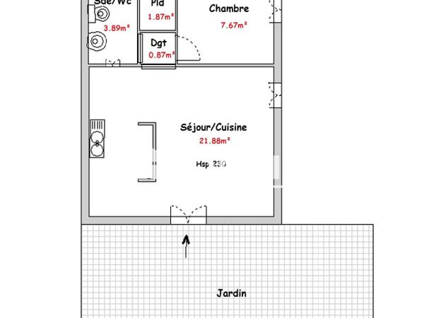 Location Appartement 2 pièces 36.18 m² - 504 AVENUE DU MARECHAL JUIN Six Fours Les Plages 83140