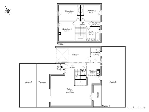 Location Maison 4 pièces 95.59 m² - 105 AV DE LA COURONNE DES PINS Aubagne 13400