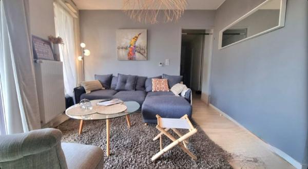 Beaujoire -  Au coeur d'une copropriété récente, appartement T3 s'ouvrant sur une grande terrasse. Parking en sous sol.