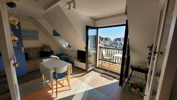 Appartement 2 pièces, mezzanine, balcon