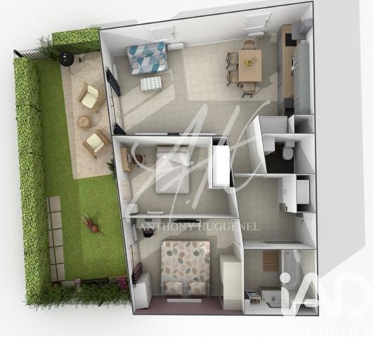 Appartement à vendre 3 pièces 63 m² Montévrain