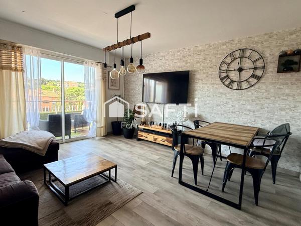 Appartement 3 pièces d'angle de 64m² au CANNET