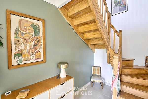 Maison de charme avec jardin plein sud et atelier
