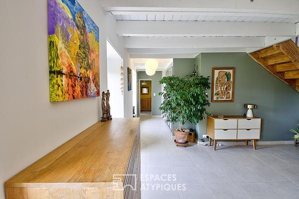 Maison de charme avec jardin plein sud et atelier