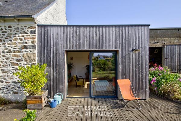 Maison de charme avec jardin plein sud et atelier