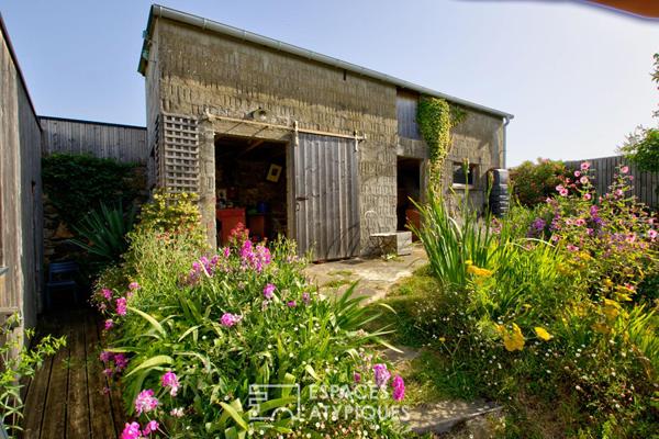 Maison de charme avec jardin plein sud et atelier