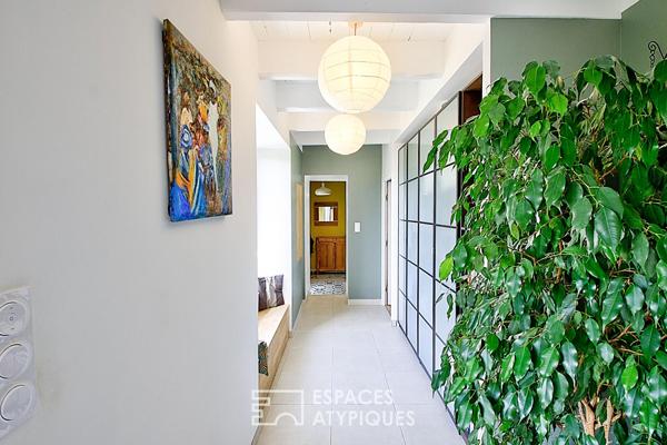 Maison de charme avec jardin plein sud et atelier