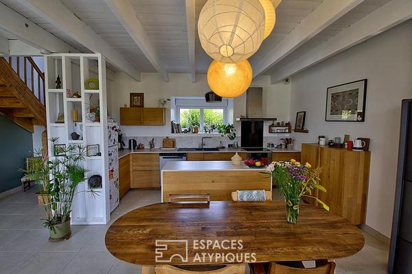 Maison de charme avec jardin plein sud et atelier