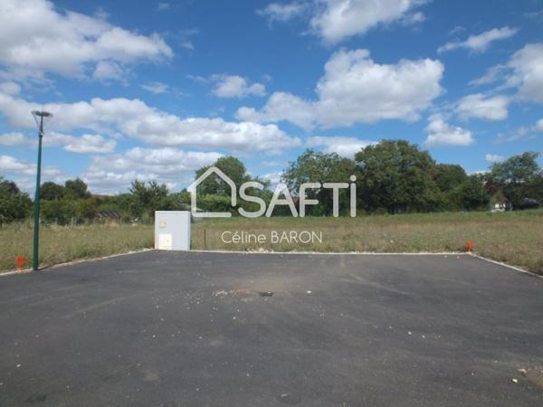 Beau terrain constructible de 1165m²