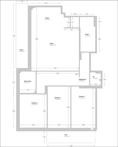 Appartement à vendre 4 pièces 92,4 m² Antony