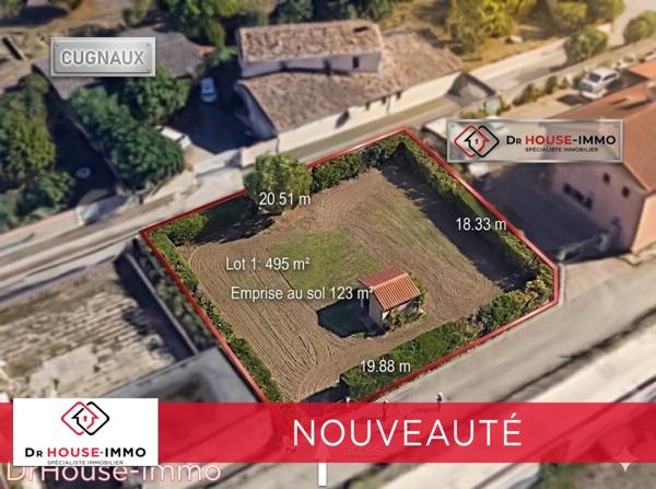 Terrain à vendre de 493 m²