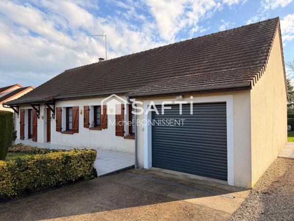 Maison 100m2 de plain-pied , 3 chambres , sans travaux.