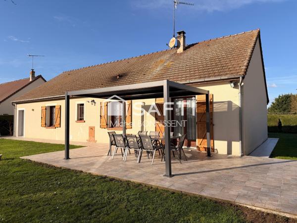 Maison 100m2 de plain-pied , 3 chambres , sans travaux.