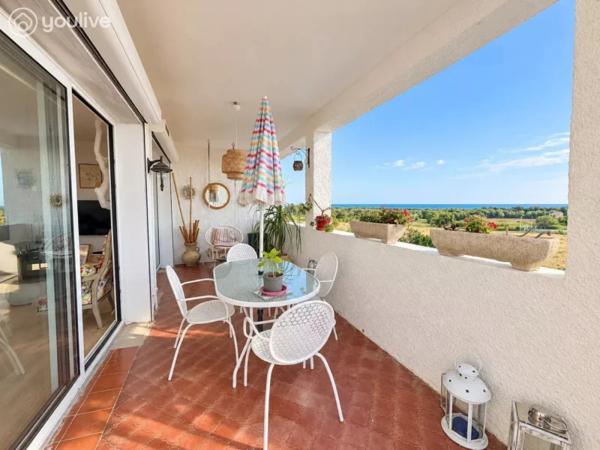 SAN-GIULIANO – Maison T4 avec vue mer panoramique, piscine et jardin