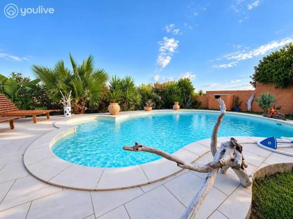 SAN-GIULIANO – Maison T4 avec vue mer panoramique, piscine et jardin