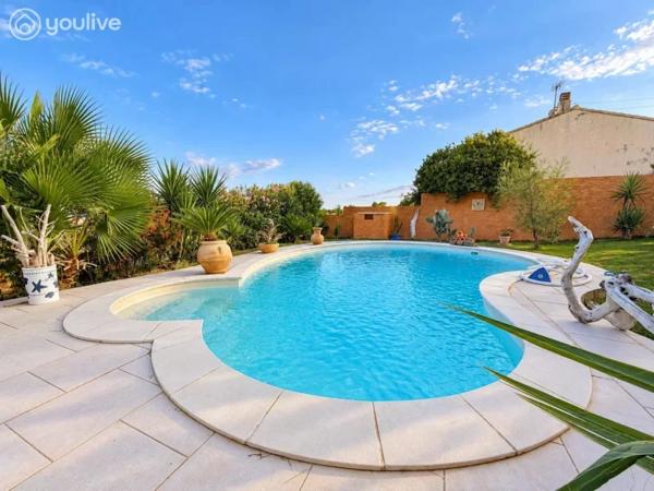 SAN-GIULIANO – Maison T4 avec vue mer panoramique, piscine et jardin