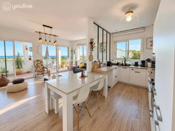 SAN-GIULIANO – Maison T4 avec vue mer panoramique, piscine et jardin