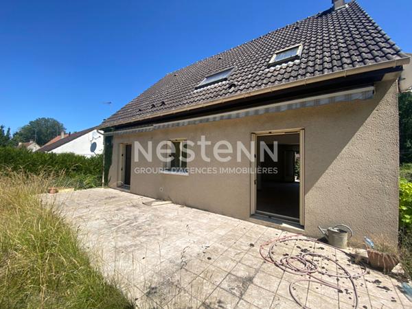 Maison située à Cerny offrant un fort potentiel ! 147 m2 habitable, 4 chambres, 3 pièces d'eau et sous-sol total