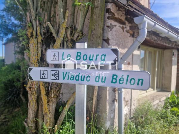 Belle maison de campagne T4 avec grange, terrain