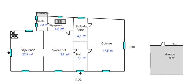 Maison de caractère des années 30 – 178 m² grand jardin