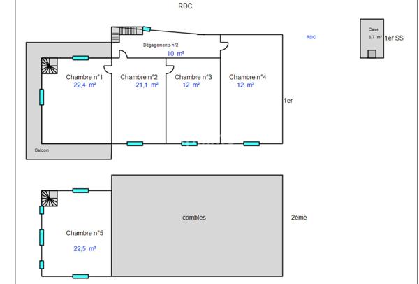 Maison de caractère des années 30 – 178 m² grand jardin