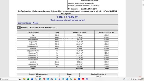 Maison de caractère des années 30 – 178 m² grand jardin