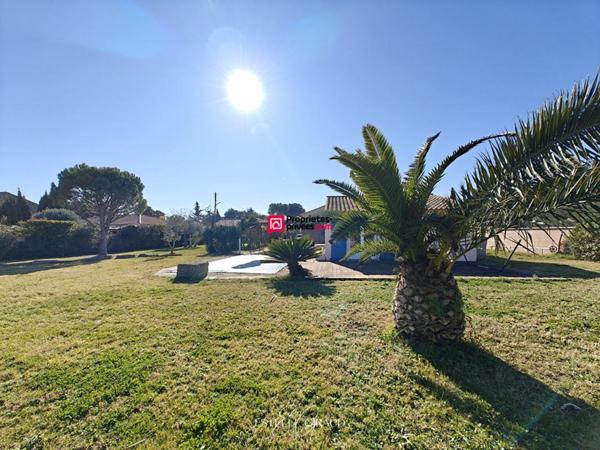 Villa de plain-pied, 4 chambres, jardin, pisicne