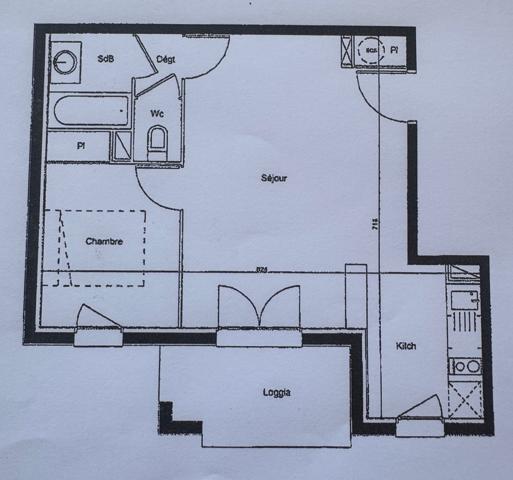 Saint-Affrique (12400) Appartement T2 RDC avec terrasse et jardin à ST AFFRIQUE
